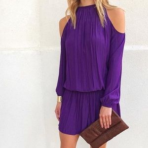 Rami Brook Purple Dress